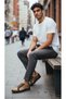 Men's Size 45 Casual Leather Shoes