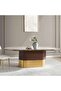 CASAVELLE 8-SEATER DINING TABLE - WALNUT - 2