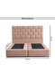 AETHER KING BED 180X200 CM - GOLD - 8