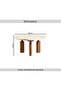 LITHELL COFFEE TABLE MARBLE - BEIGE & BROWN - 6