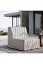 VARASTILE OUTDOOR ARMLESS SOFA - GREY