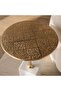 ELROD ACCENT TABLE MARBLE - GOLD & WHITE - 2