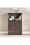 LENO OFFICE FILE CABINET - DARK OAK - 2