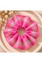 Ribbon Detailed Taffeta and Tulle Large Scrunchie Hair Tie – 14 cm - 6