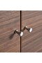 SCHRUTE OFFICE CABINET MEDIUM - DARK BROWN & DARK GREY - 6