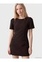 Balloon Sleeve Waist-Sitting Mini Dress - 2