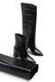2-in-1 Women's Boots with Detachable Dust Cover and Pointed Toe Detail - 3