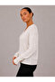 Women's V-Neck Shimmering Knit Sweater 27K12304-16 - 2