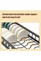 2-Tier Over Sink Dish Drying Rack – Adjustable & Detachable Kitchen Drainer Space-Saving Design for Efficient Drying Perfect for Kitchen Counter Organization - 5