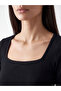 Esvab • Modern & Distinctive U Roba Collar Women's Ribbed Bodysuit - 3