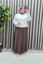 Women's Clothing Plus Size Lace-Up Mevlana Sports Skirt - 7