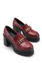Leda Amara Women's Heeled Loafer 0012591 Cherry Rustic - 2