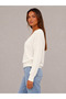 Women's V-Neck Knitwear Sweater 27K12309-16 - 2