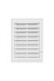 35X55 cm Plastic Bathroom / Wc Ventilation Grille with Adjustable Flap