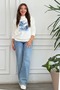 Sweatshirt with Front Print Detail - 5