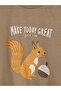 Crew Neck Printed Men's T-Shirt - 3