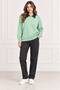 Women's Denim Shirt Collar Long Sleeve Oversize Knitwear Sweater