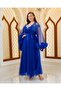 Special Design Elegant Butterfly Detailed 2-Piece Long Dressing Gown and Nightgown Set (Boxed) - 3