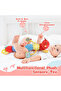 Cute Caterpillar Activity Educational Musical Plush Toy for 0-3 Years Old - 5