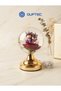 Gift for Lovers: Illuminated Glass Jar Night Light - Romantic Couple Figure Inside a Rose USB Table Lamp