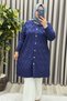 Women's Clothing Large Size Buttoned Cold Yarn Battal Waterway Knitwear Cardigan - 6