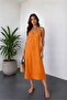 Soft Modal Women's Non-Ironing Adjustable Strap Casual Long Summer Dress