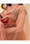 Special Design Elegant Butterfly Detailed 2-Piece Long Dressing Gown and Nightgown Set (Boxed) - 3