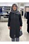 Zippered High Collar Hijab Cap