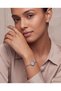 Silver Color Zircon Stone Evil Eye Bead Figured Adjustable Women's Bracelet - 3