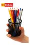 Black metal pen holder - 2