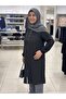 Zippered High Collar Hijab Cap - 2