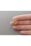 Xuping Gold Daisy Flower Stud Earrings - Vintage Elegant Non-Tarnish Anti-Allergic Vibrant Color Fade-Resistant Stylish Gift New Season Trend Women's Earrings - 2
