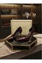 Women's Heeled Shoes Black Stiletto Comfortable Patent Leather for Daily and Special Occasions