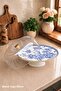 Butterfly 3 Piece Ceramic Cake Pan Layered Cookie Plate Pastry Presentation Plate Set - 2