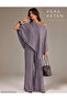 Ayrobin Fabric Trend Cape Pants Top and Bottom Set - Do345675