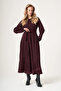 Cupro Embroidered Chiffon Dress 40813