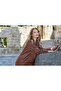 Cotton Satin Cap Shirt 40400 Copper - 3