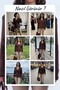 Women's Cardigan V-Neck Hair Knit Patterned Buttoned Knitwear Brown - 8