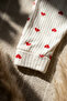 Red Heart Patterned Double Ribbed 100% Cotton Baby Girl Set 3-6-9 Months - 6