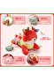 Colorful Animal Figure Plush Toy 35 cm Baby Educational and Sensory Rattle Activity Toy - 2