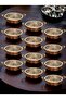 Presentation Plate Copper Pan Set of 12 Breakfast Plate Set - 4