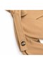 Girl's Buttoned Trench Coat with Belt and Raincoat - 4