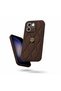 Oppo Reno14 F Compatible Case Camellia Leather Case Brown - 2