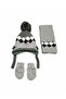 Kitti 0-12 Months Baby Boy & Child Fleece Scarf, Beanie, Gloves 3-Piece Set - 2