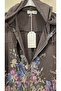 Italian Linen Look Jacket with Hood and Zipper - 2
