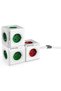 Prelungitor 1.5 PowerCube 4 prize 2xUSB 2.1A 150cm