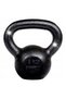 Kettlebell 8 kg din fontă, negru, greu și solid, tip halteră. - 2
