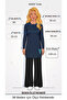 Zipper detailed layered knitwear tunic 40008 black - 3