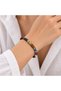 Ethnic Beaded Bracelet – Stylish Design Accessory with Wooden Look and Colorful Details