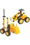 Set cadou 8 în 1: Blocuri de construcție educative creative cu vehicule de construcții - 6